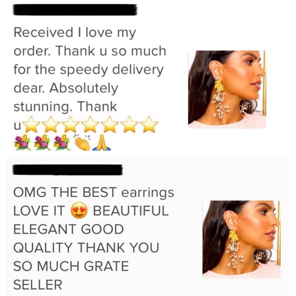 🍋2/$30 New Zara Baroque Pearl Branch Earrings - Picture 4 of 4